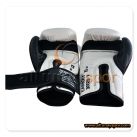 Carbon Muay Thai Eldiveni Beyaz-Siyah