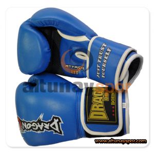 Dragon Attack Muay Thai Gloves Blue