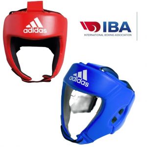 Adidas ADILBAH1 IBA Onaylı Hakiki Deri Boks Kaskı - Uluslararası Müsabaka Kaskı - iba