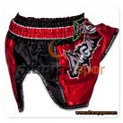Retro Muay Thai Şort - Kırmızı